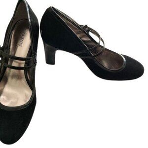 Alfani Black Velveteen Round Toe Mary Jane Size 8M